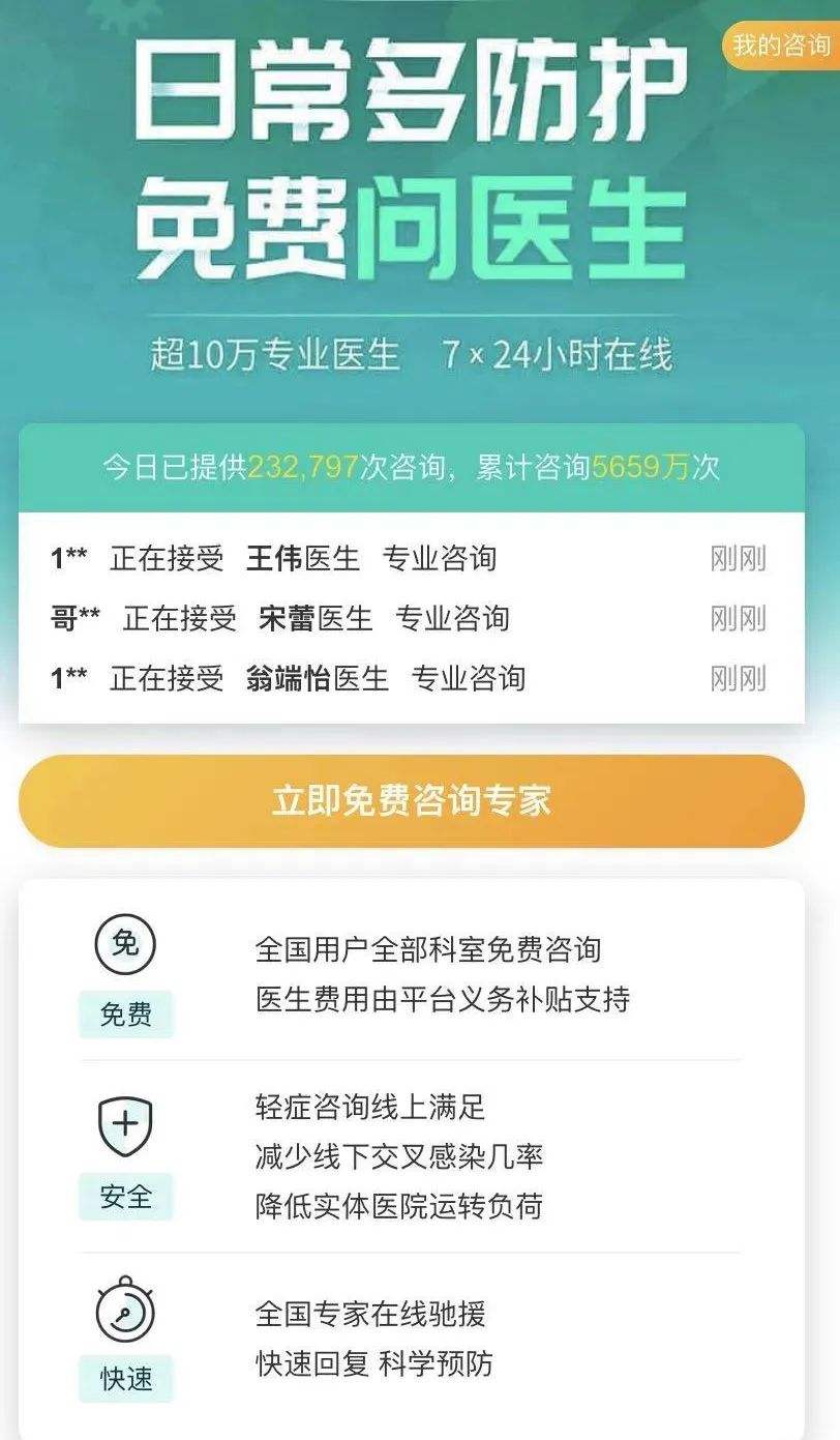 医生在线咨询24小时免费的简单介绍