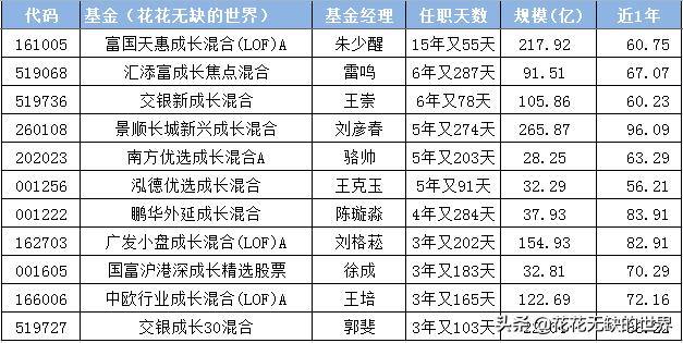 成长型基金有哪些